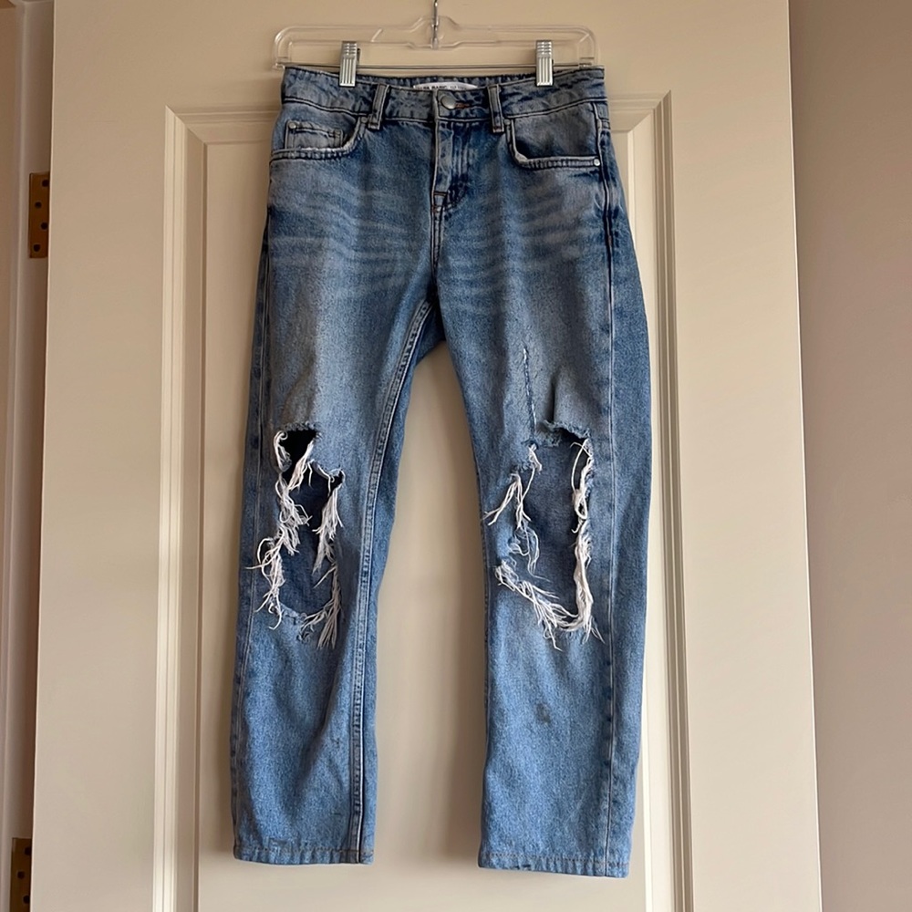 Super Ripped Zara Jeans